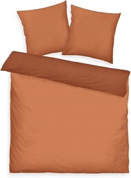 TOM TAILOR Bettwäsche Two-Tone Solid Colors Warm Coral,