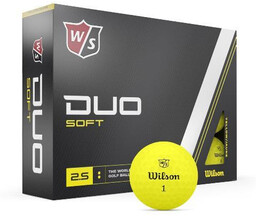 Piłki golfowe Wilson Staff Duo Soft (żółty mat,