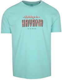 Męski T-Shirt marki Pioneer - Jasny Turkus, Wakacje