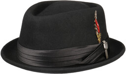Stout Pork Pie Wool Felt Hat by Brixton,