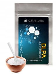 KUSHLAB DLPA DL-Fenyloalanina motywacja, nastrój, siła 50g +