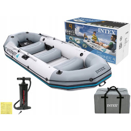 Ponton Mariner 4 osoby osobowy Intex Pompka Wiosła