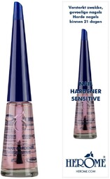 Herome Nail Hardener Sensitive, odżywka, utwardzacz paznokci, efekt