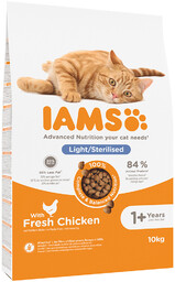 IAMS Advanced Nutrition Sterilised Cat z kurczakiem -