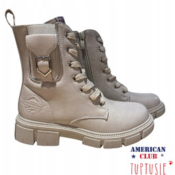 Glany dziewczęce American Club Beige Beż 95/24 r.37