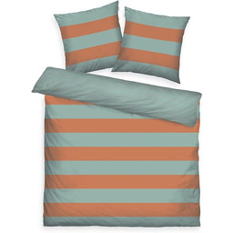 Herding TOM TAILOR Bettwäsche Bold Stripes Warm Coral