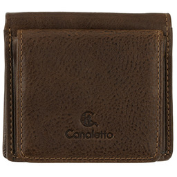 Skórzany męski portfel Canaletto z piekiełkiem funkcjonalność