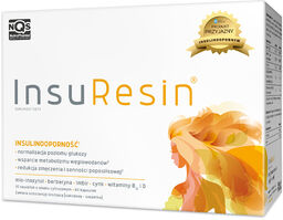 InsuResin, smak cytrusowy, 30 saszetek + 60 kapsułek