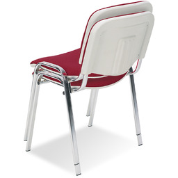 Krzesło Iso bianco chrome