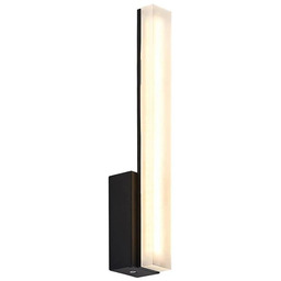 Lucande - Lisana LED VerticalLampa Ścienna IP44 Black