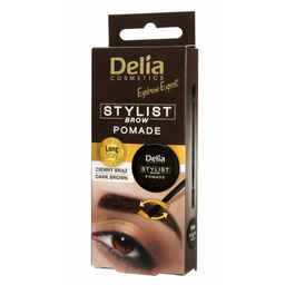 Delia Cosmetics Eyebrow Expert Pomada do brwi Ciemny