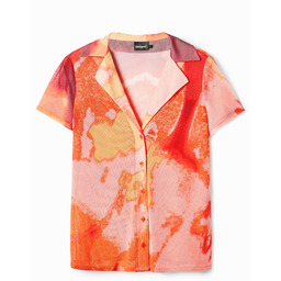 Koszulka w wakacyjnym stylu z tiulu