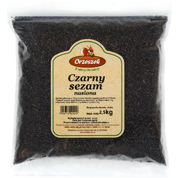 Czarny sezam nasiona Orzeszek 2,5 kg