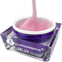 Żel budujący gęsty Jelly Cotton Pink Allepaznokcie 50g