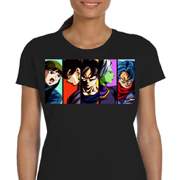 P006 Damska Koszulka Dragon Ball Super Son Goku