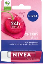 Nivea, pielęgnująca pomadka do ust, Cherry Shine, 1