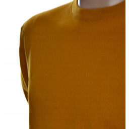 Sweter męski z kaszmiru i wełny merynosów kaszmirowy