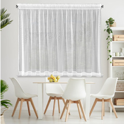 Firana z mikrosiateczki zakończona koronką FBR-01