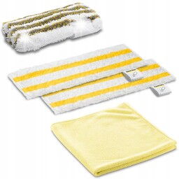 Ścierki z mikrofibry do mopa parowego / parownicy