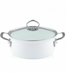Riess Garnek Niski Z Pokrywą 16 cm Arctivweiss