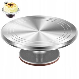 30CM Metalowy Profesjonalny Talerz Obrotowy Do Dekorowania Tortów