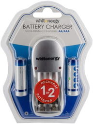 Whitenergy Ładowarka do Akumulatorów +2xAA 2800mAh Ni-Mh 08350
