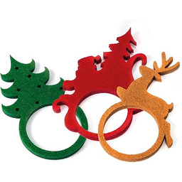 Mopec NA135 Zestaw 12 serwetek z filcu drzewa,