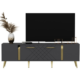 Stolik pod telewizor Detas Anthracite, antracytowy