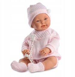Llorens Lalka Bobas dziewczynka 45 cm