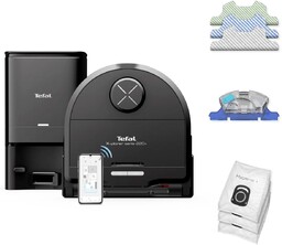 Robot odkurzająco-mopujący TEFAL X-PLORER S220+ RG9495 ANIMAL Czarny