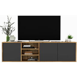 Edinos Szafka wisząca rtv dąb wotan + grafit