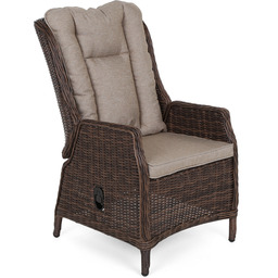 Fotel technorattanowy Bristol Relax Brown Mat / Brown