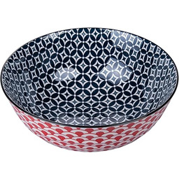 Miska kamionkowa 1800 ml, podwójna dekoracja, dezorientacja