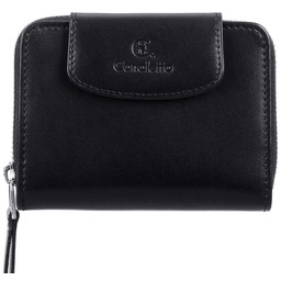 Czarny damski portfel skórzany Canaletto PD1255s147