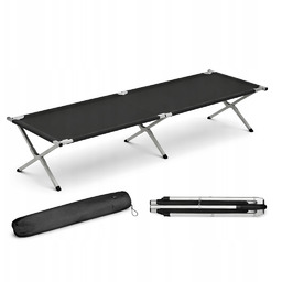 Łóżko Polowe Turystyczne Składane Kanadyjka XXL Duże Premium