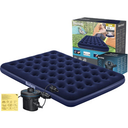 Materac Dmuchany Dwuosobowy 152x203x22 Bestway 67003 + POMPKA