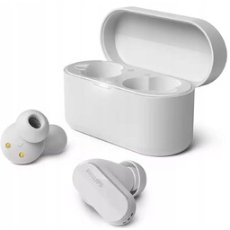 Słuchawki bezprzewodowe dokanałowe Philips TAT3508 Białe TAT3508WT/00