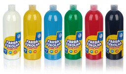 Zestaw farb szkolnych 6x1L Astra ASTRA-FARBY-6L