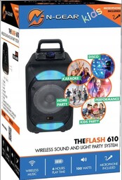 N-gear The Flash 610 Głośnik Na Kółkach 100W
