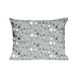 Extrapościel Poszewka bawełniana 40x40 366K gwiazdki szara Kids