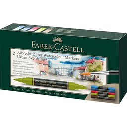 FABER-CASTELL - markery akwarelowe Albrecht Dürer, 5er, Urban