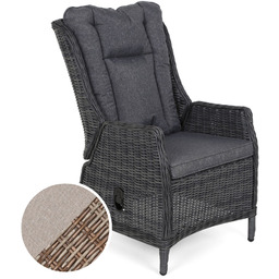 Fotel technorattanowy Bristol Relax Ginger / Brown Melange