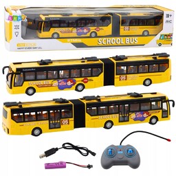 Autobus Szkolny Trolejbus Przegubowy Zdalnie Sterowany Rc 1:32