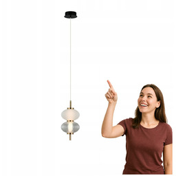 Nowoczesna lampa wisząca Led Testa regulowana Italux