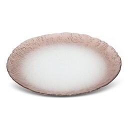 Eurofirany Patera 32x32x3 Seville kremowa brązowa ze szkła