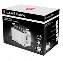 Toster Russell Hobbs 28090-56 Structure biały podgrzewania rozmrażanie