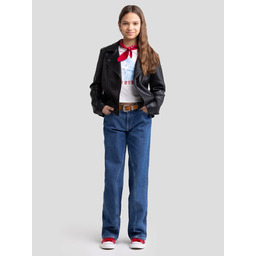 Big Star Kurtka dziewczęca ramoneska czarna Aria 906