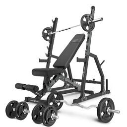 Marbo Sport Zestaw MS3_2.0_83KG Ławka dwustronna + stojaki