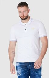 GUESS Biała koszulka polo z wyszywanym logo, Wybierz