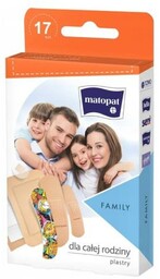 MATOPAT FAMILY Plastry z opatrunkiem dla całej rodziny,